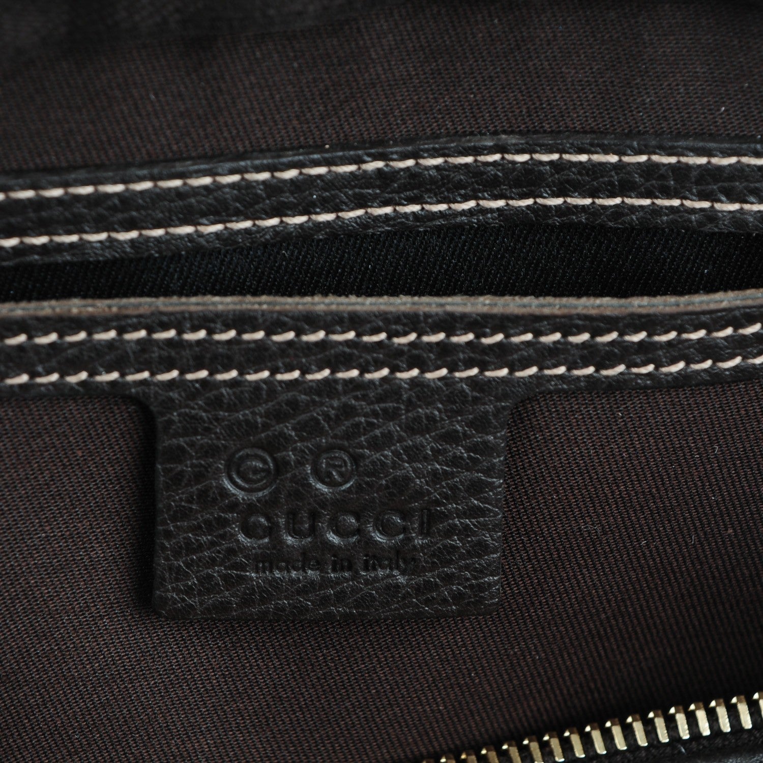 Gucci Crystal Monogram Medium Joy Boston Dark Brown 6 of 7