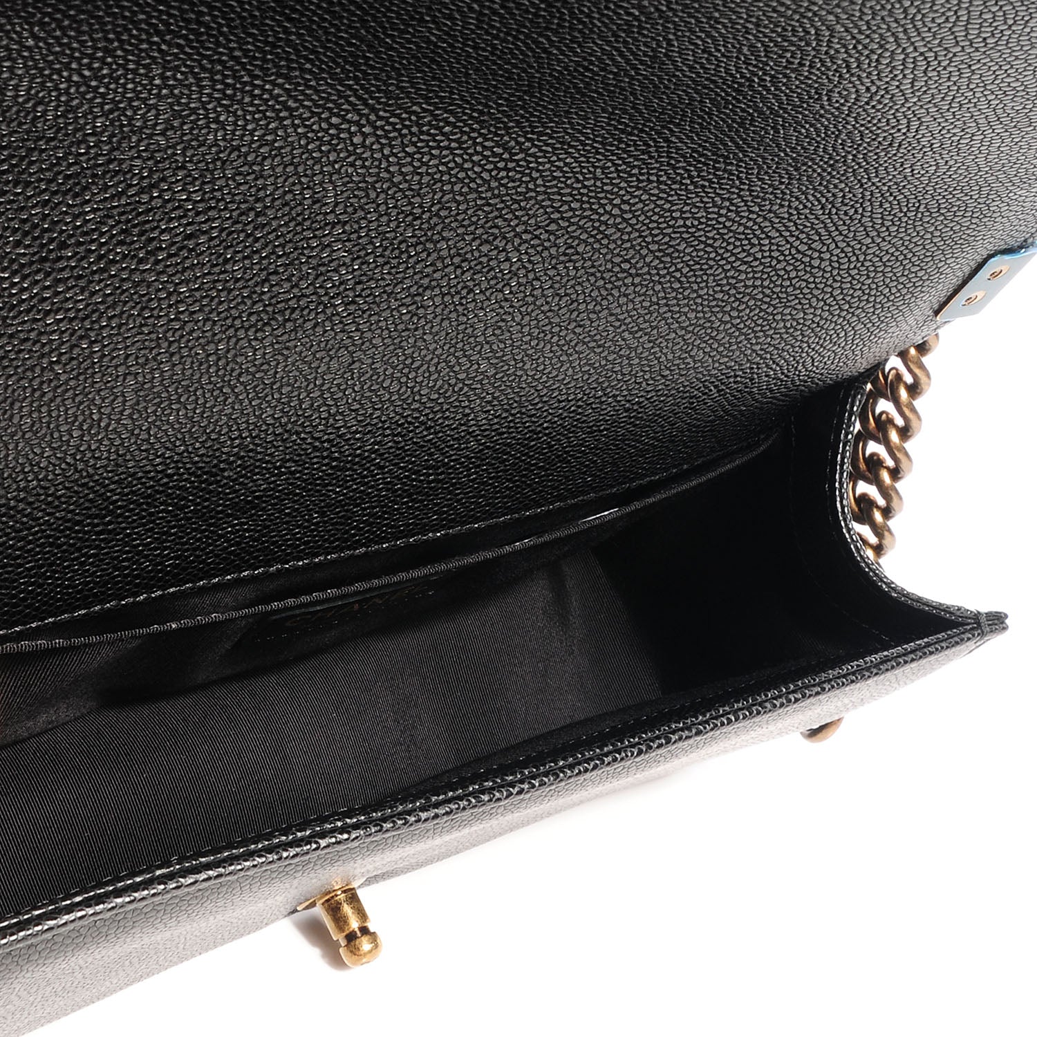 Chanel Caviar Medium Boy Flap Bag Black 7 of 9