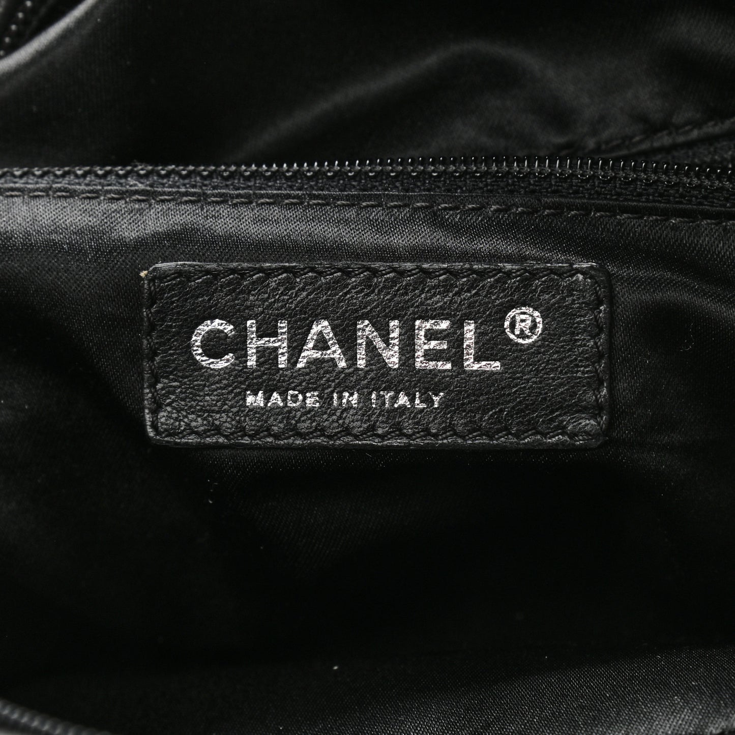Quilted Lambskin Hidden Chain Hobo Black