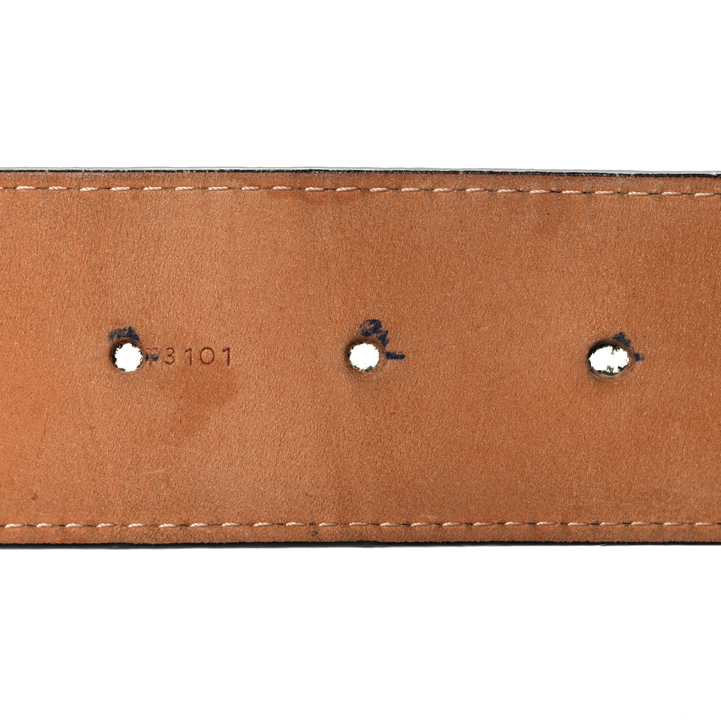 Epi Electric 40mm LV Initiales Belt 80 32 Black