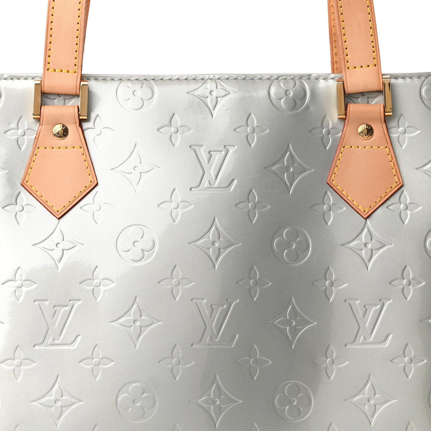 Louis Vuitton Vernis Houston Silver 7 of 9