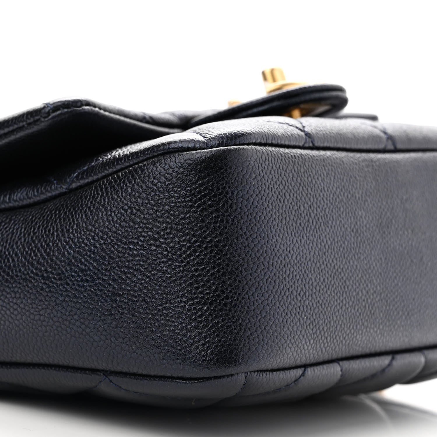 Chanel Iridescent Caviar Quilted Mini My Perfect Flap Dark Blue 9 of 11