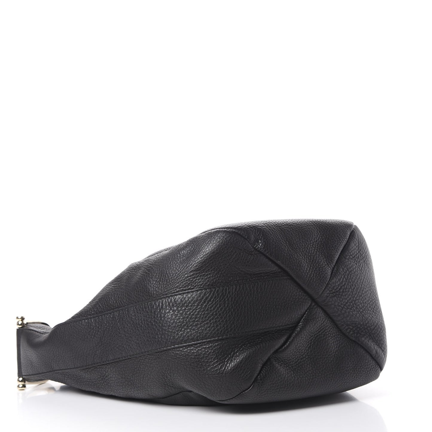 Calfskin Medium Greenwich Shoulder Bag Black