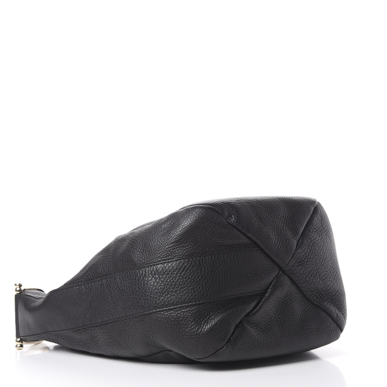 Gucci Calfskin Medium Greenwich Shoulder Bag Black 3 of 9