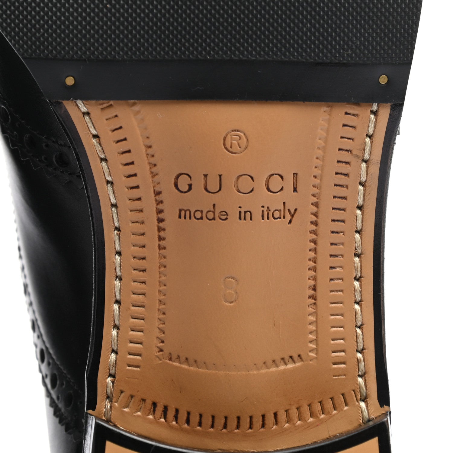 Gucci X SEGA Calfskin Mens Loafers 8 Black 6 of 8
