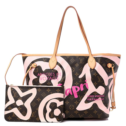 Louis Vuitton Monogram Tahitienne Capri Neverfull MM 1 of 15