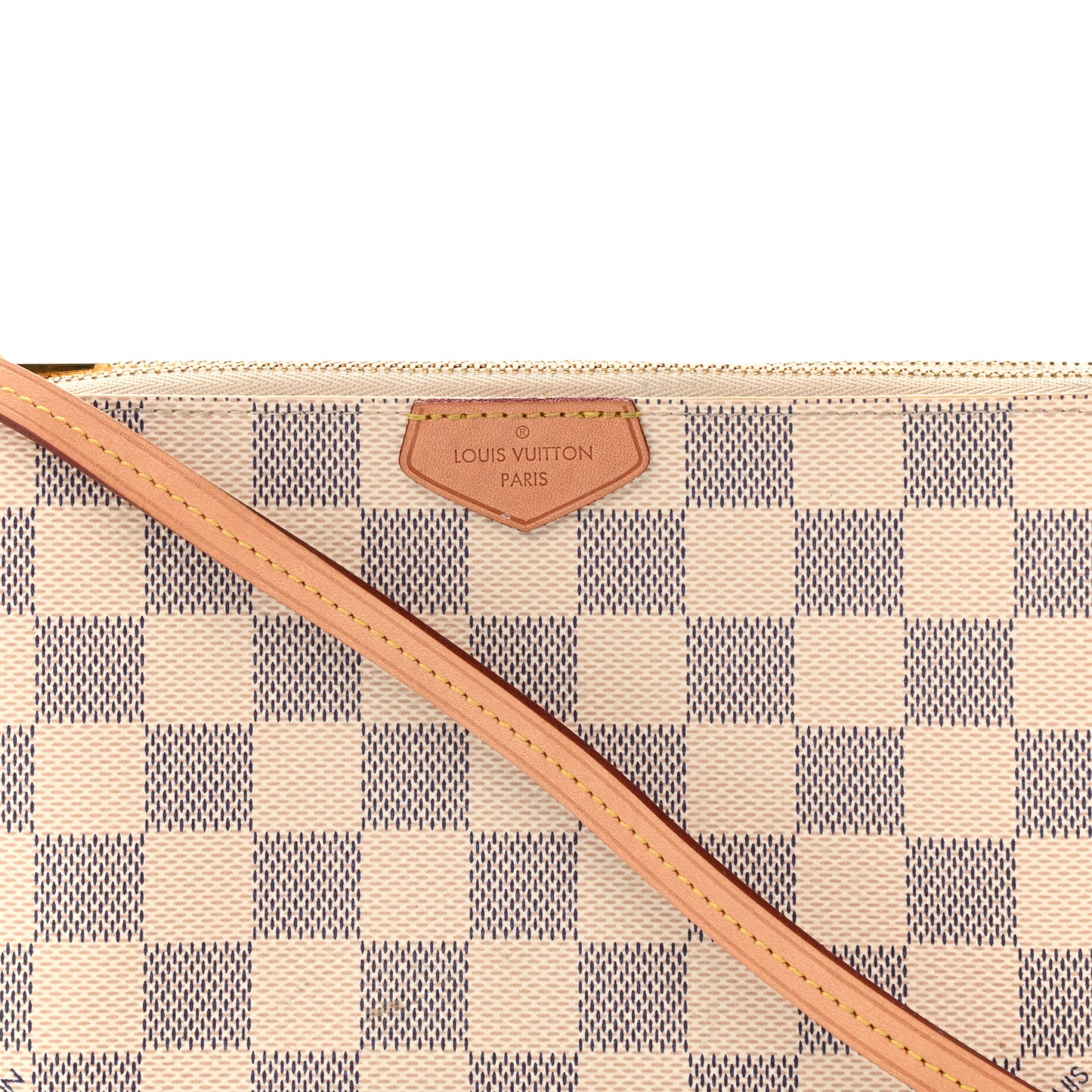 Damier Azur Double Zip Pochette