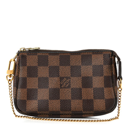 Louis Vuitton Damier Ebene Mini Pochette Accessories 1 of 8