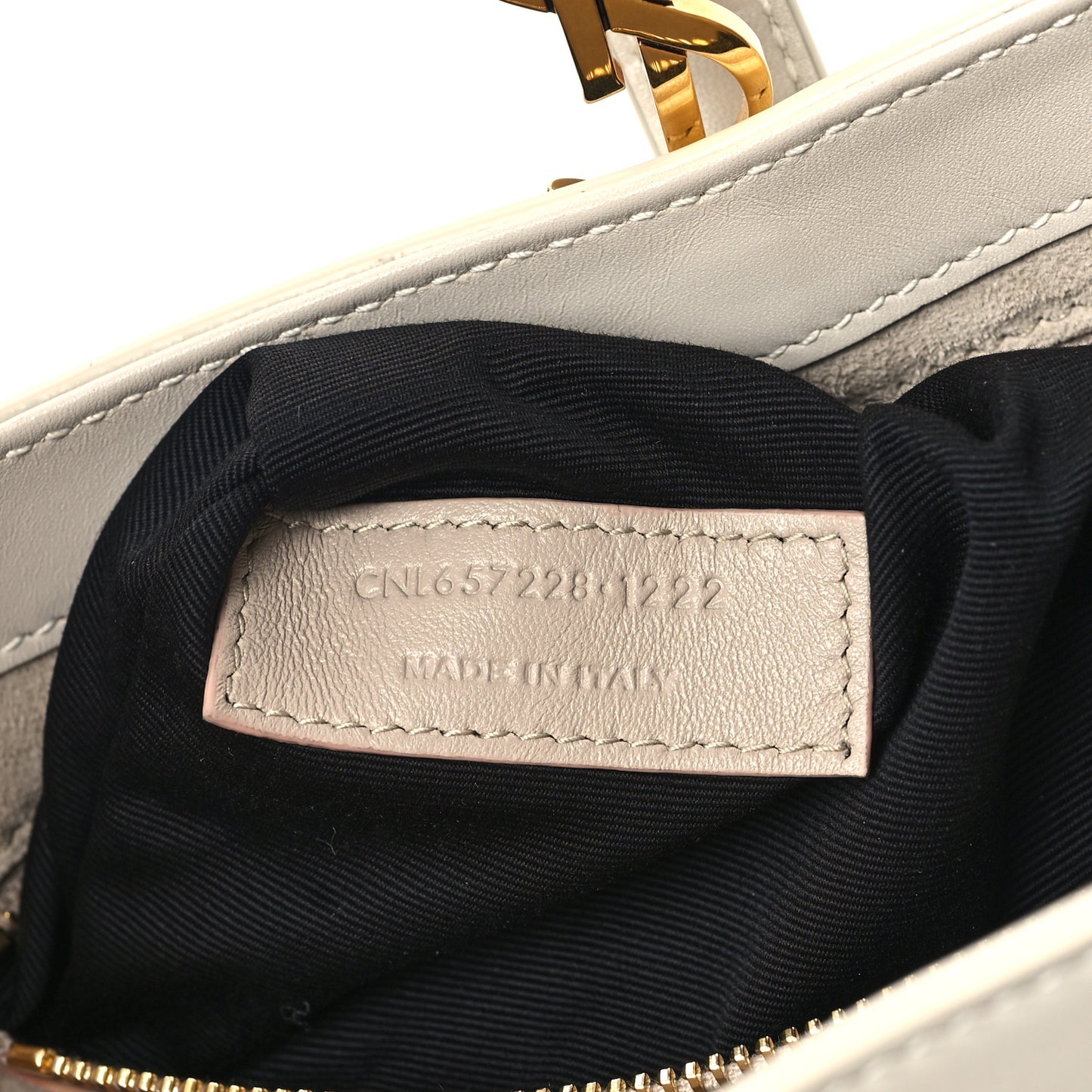 Smooth Calfskin Le 5 A 7 Hobo Blanc Vintage