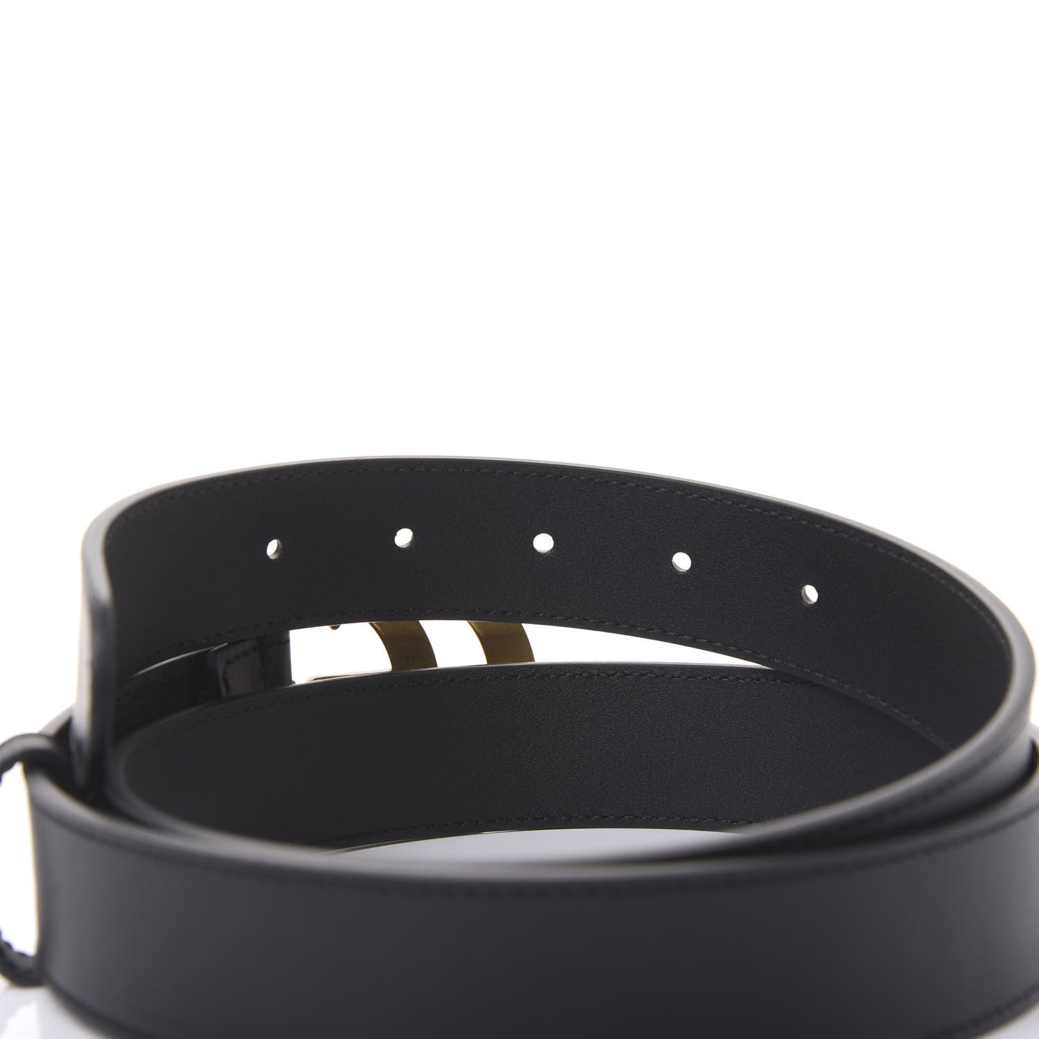 Gucci Calfskin Double G 30mm Belt 90 36 Black 3 of 6