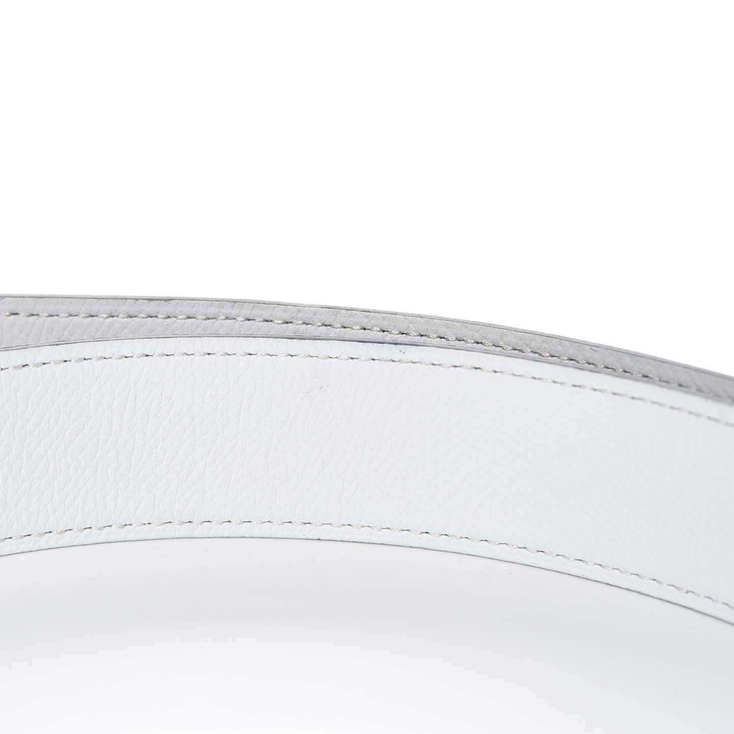 Epsom 32mm Belt Strap 95 White Etoupe