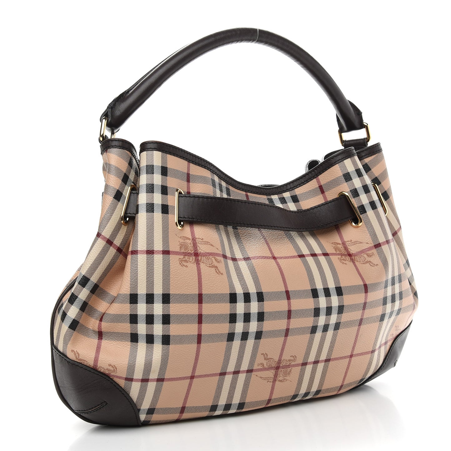 Haymarket Check Medium Willenmore Hobo Chocolate