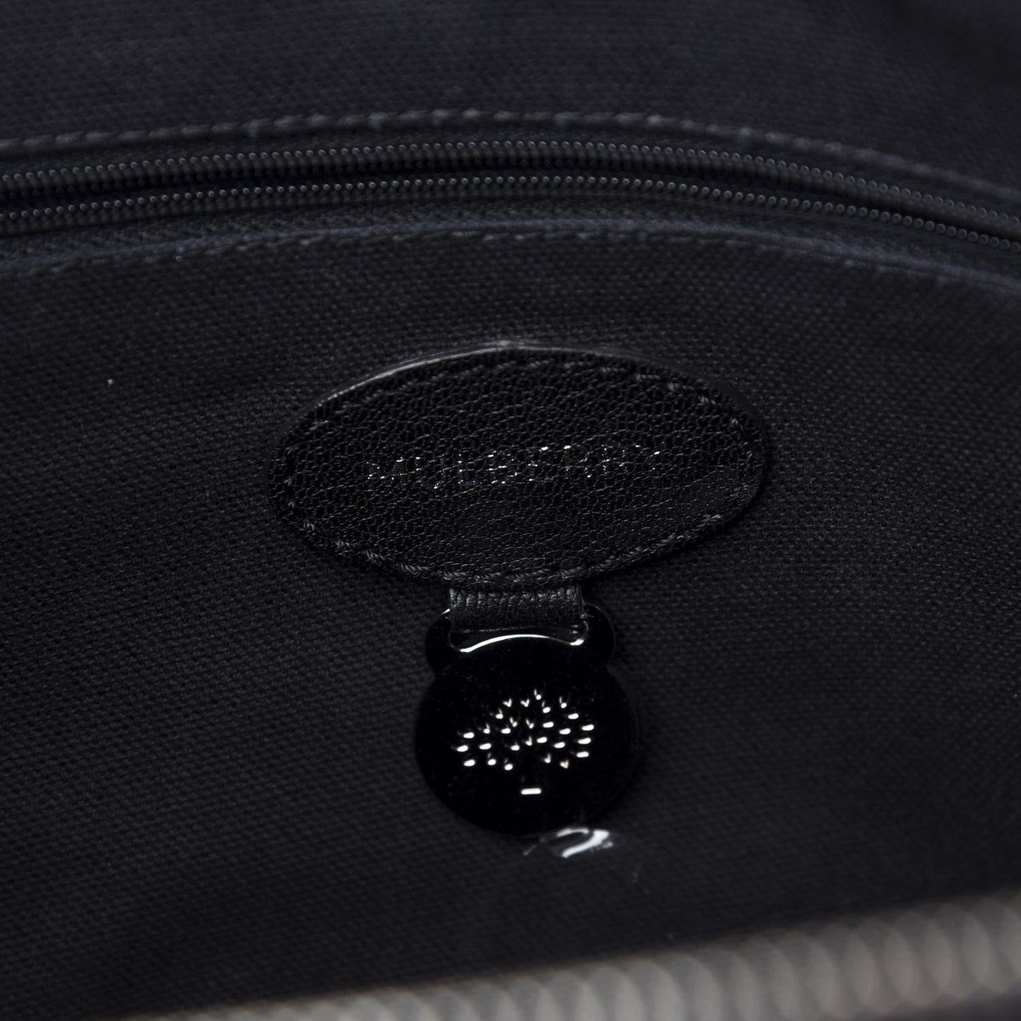 Glossy Goatskin Medium Del Rey Satchel Black