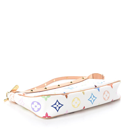 Louis Vuitton Monogram Multicolor Pochette Accessories White 4 of 10