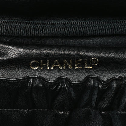 Chanel Caviar Vanity Cosmetic Case Black 6 of 10