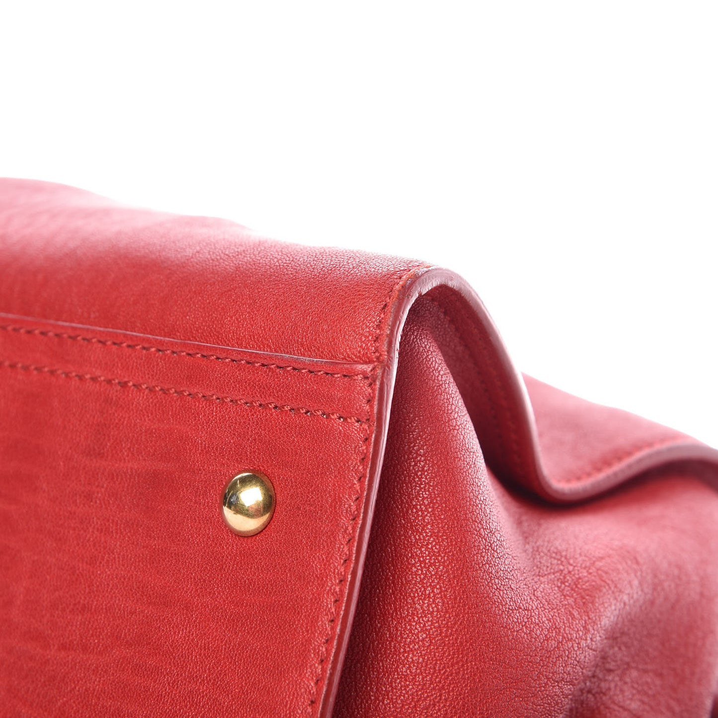 Sheepskin Medium Cabas ChYc Rouge Orient