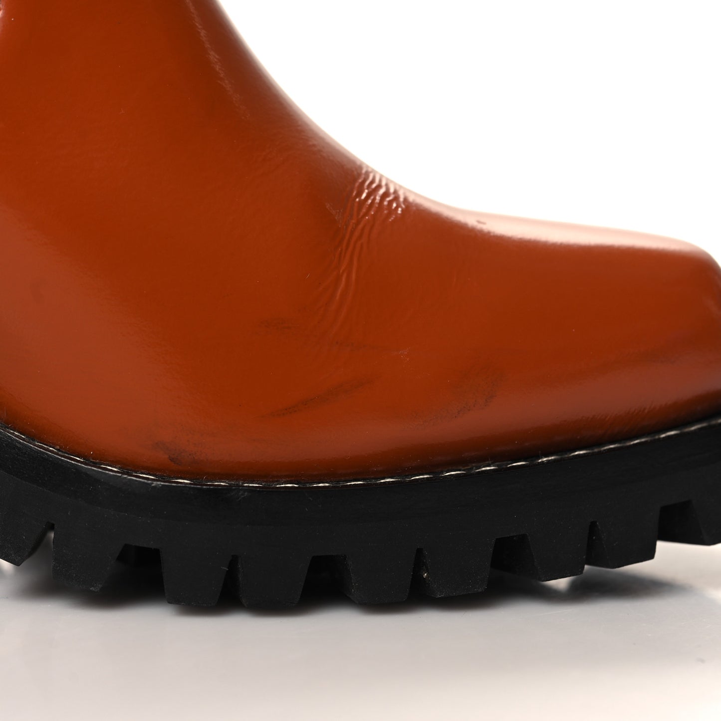 Patent Monogram Limitless Ankle Boots 38 Cognac