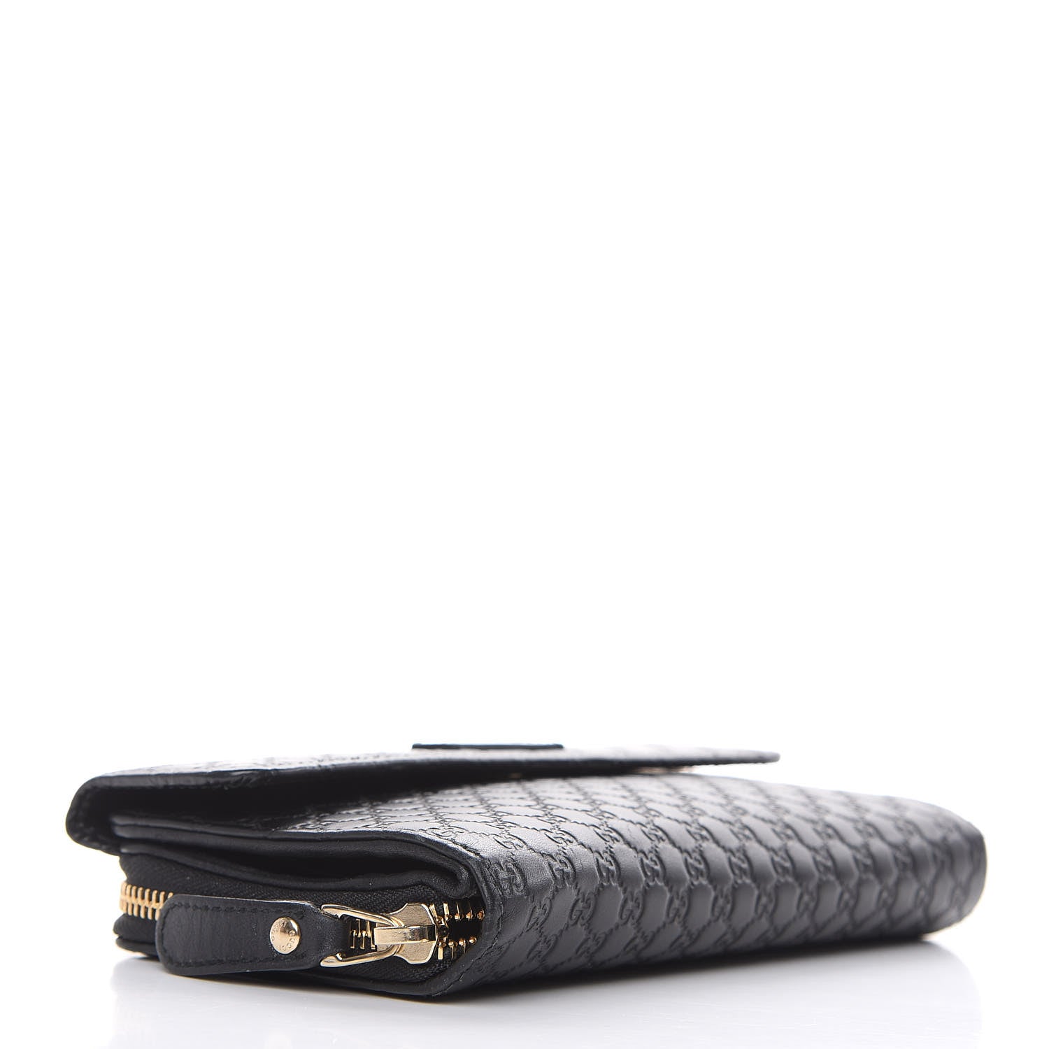 Gucci Soft Microguccissima Continental Zip Wallet Black 4 of 13