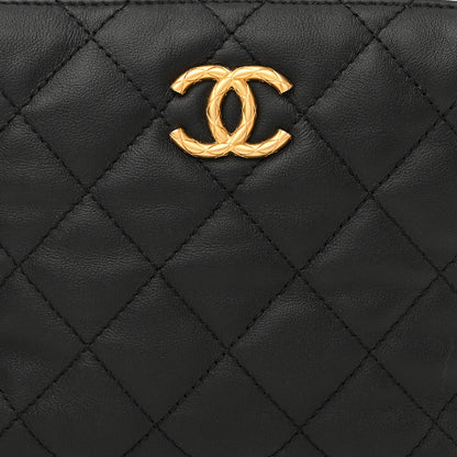 Chanel Calfskin Quilted Mini Bowling Bag Black 8 of 11