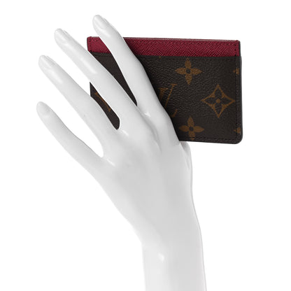 Louis Vuitton Monogram Card Holder Fuchsia 2 of 6