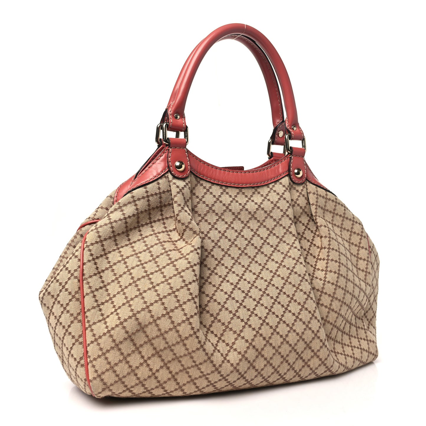 Diamante Medium Sukey Tote Coral