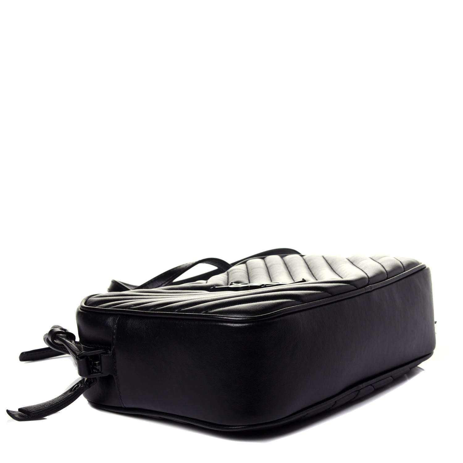 Saint Laurent Calfskin Matelasse Monogram Lou Camera Bag Black 5 of 13
