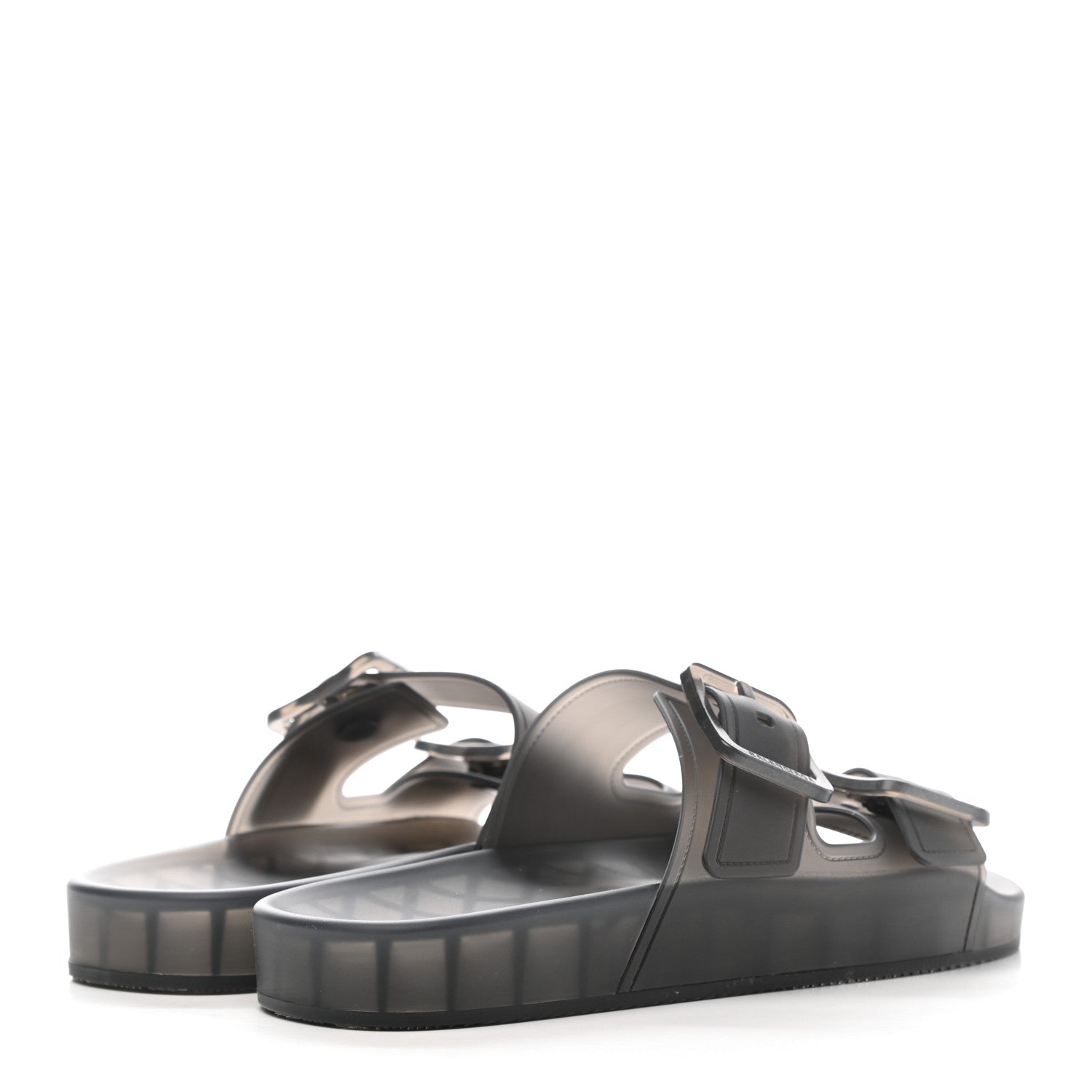 Balenciaga Technical Polyurethane Mallorca Slide Sandals 40 Black 4 of 8