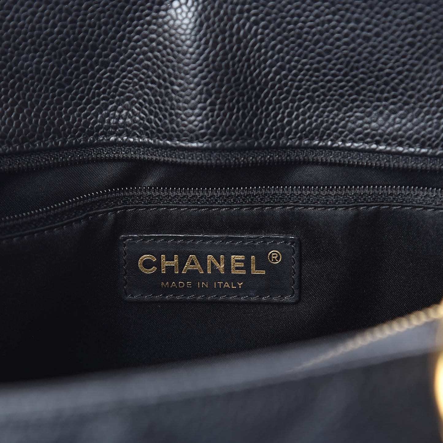 Caviar Quilted Grand Shopping Tote GST Black