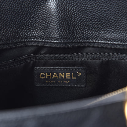 Chanel Caviar Quilted Grand Shopping Tote GST Black 6 of 10