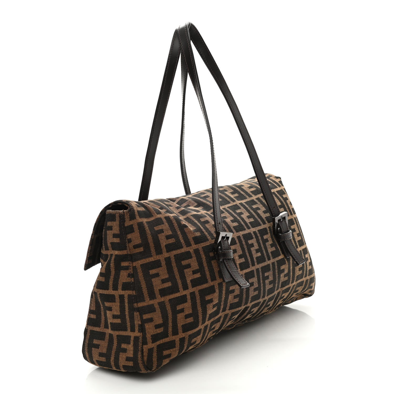 Fendi Zucca Shoulder Bag Brown 2 of 8