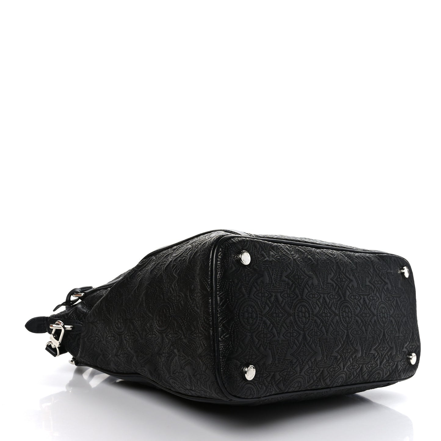 Monogram Lambskin Antheia IXIA MM Black