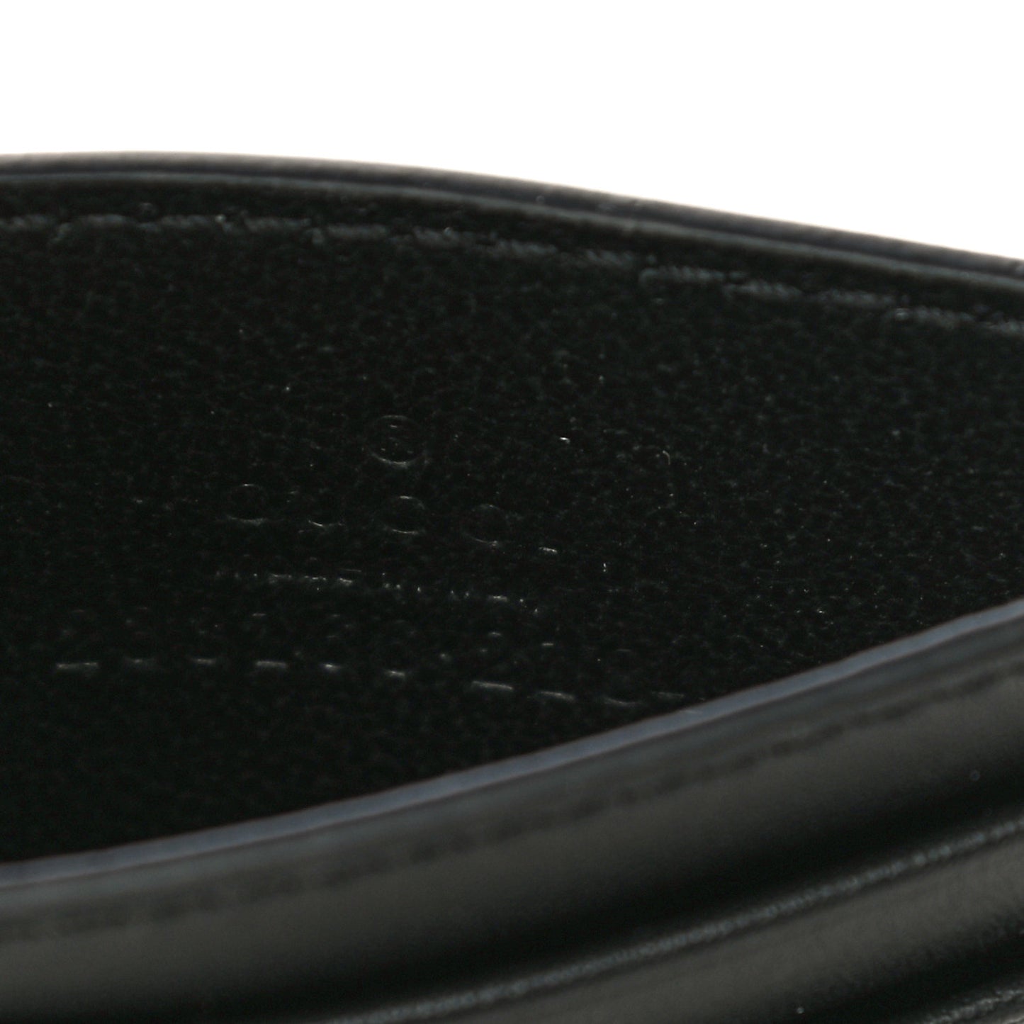 Guccissima Card Holder Black