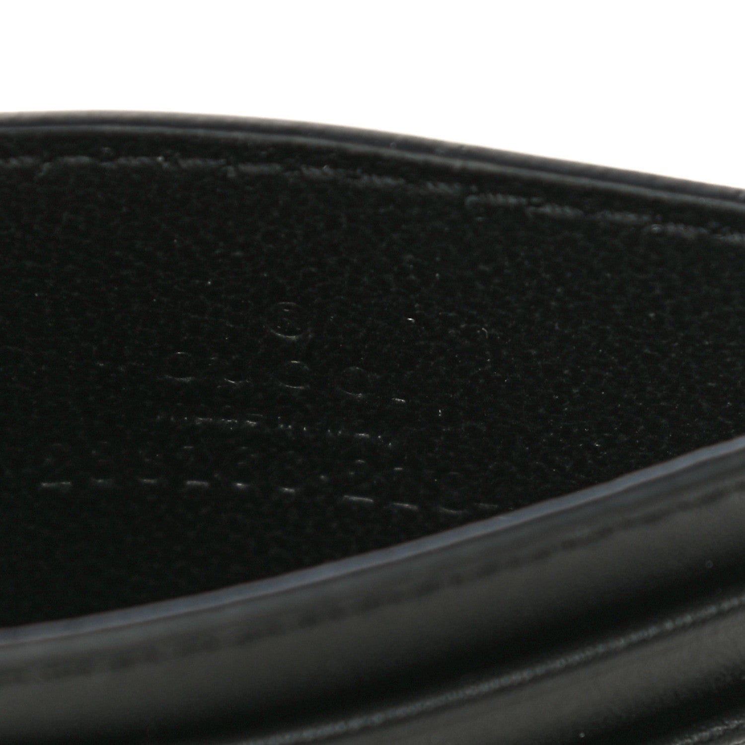 Gucci Guccissima Card Holder Black 6 of 9