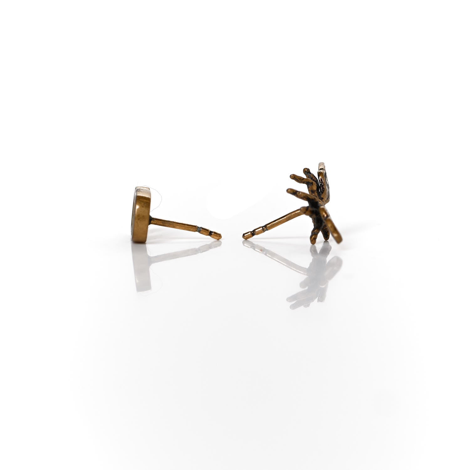 Christian Dior Metal J'Adior Earrings Aged Gold 4 of 5