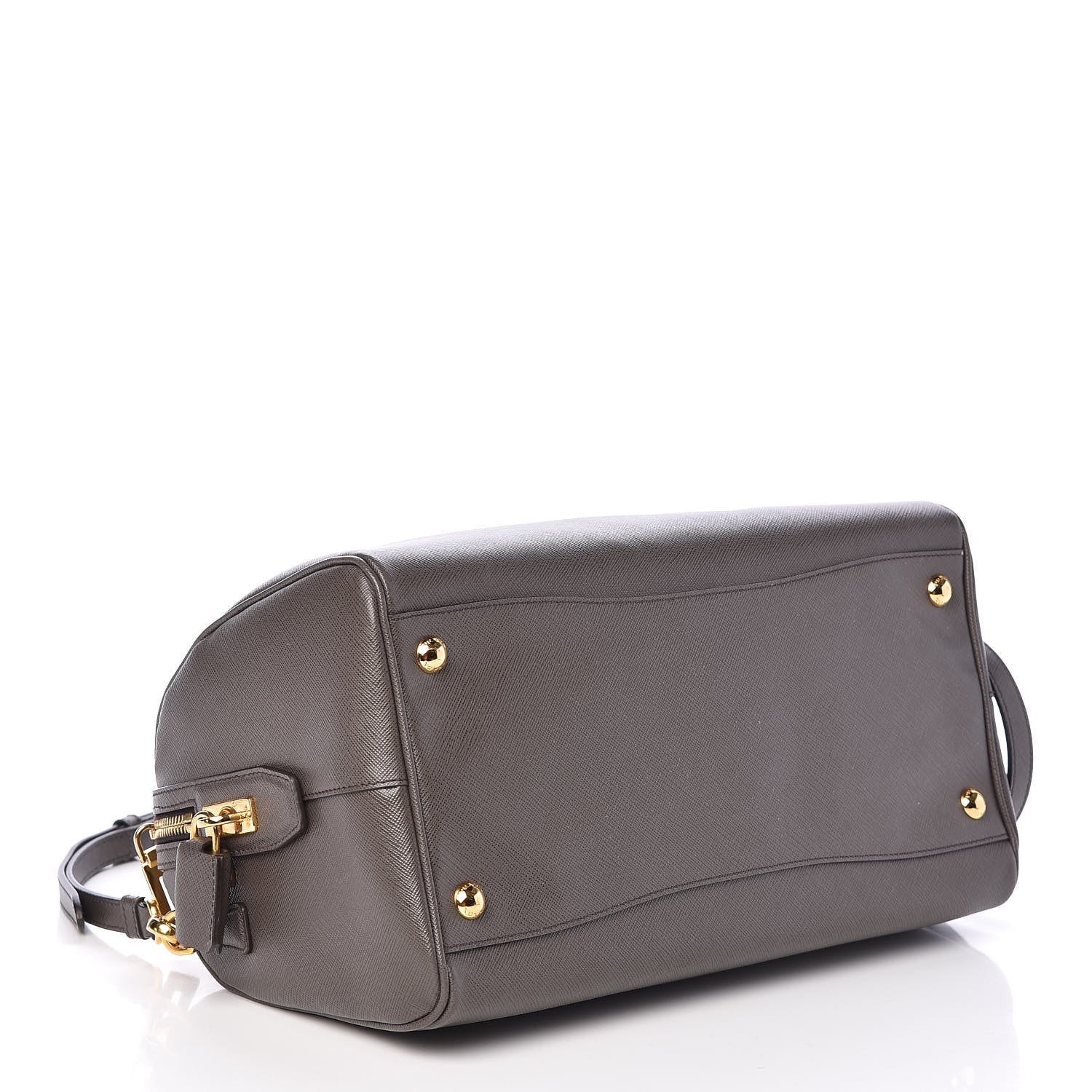 Prada Saffiano Lux Bauletto Grafite 4 of 8