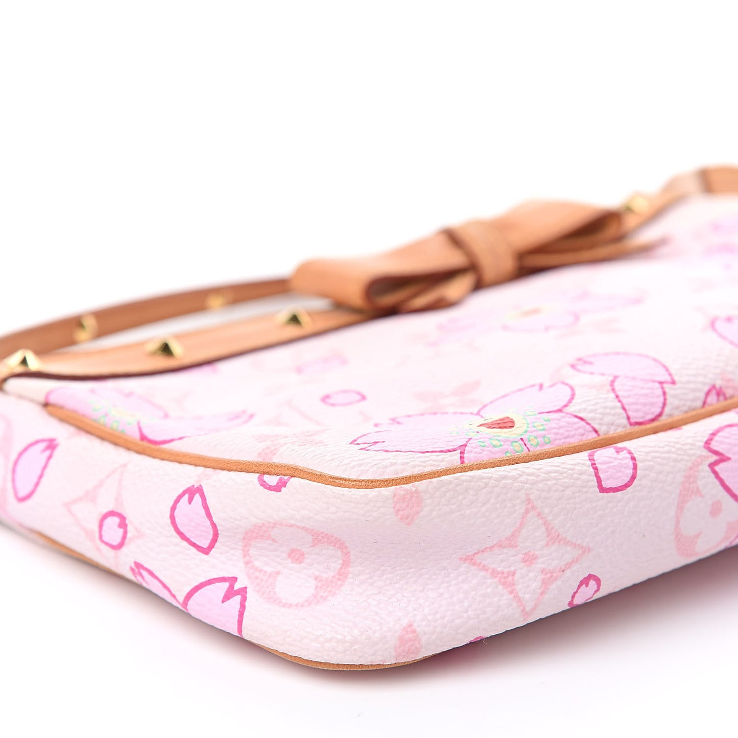 Monogram Cherry Blossom Pochette Accessories Pink