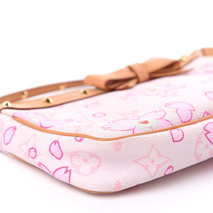 Louis Vuitton Monogram Cherry Blossom Pochette Accessories Pink 8 of 14