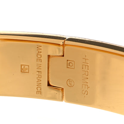 Hermes Enamel Narrow Clic Clac H Bracelet PM Orange 4 of 4