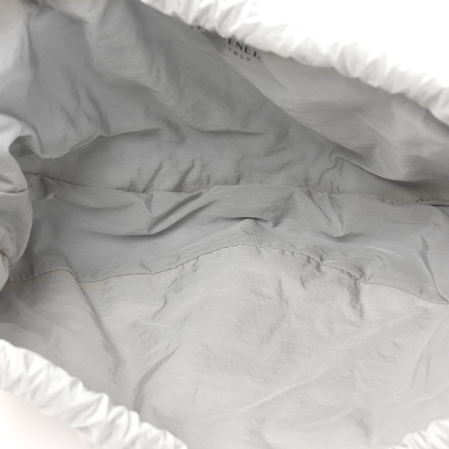 French Calfskin Small Shell White Frost