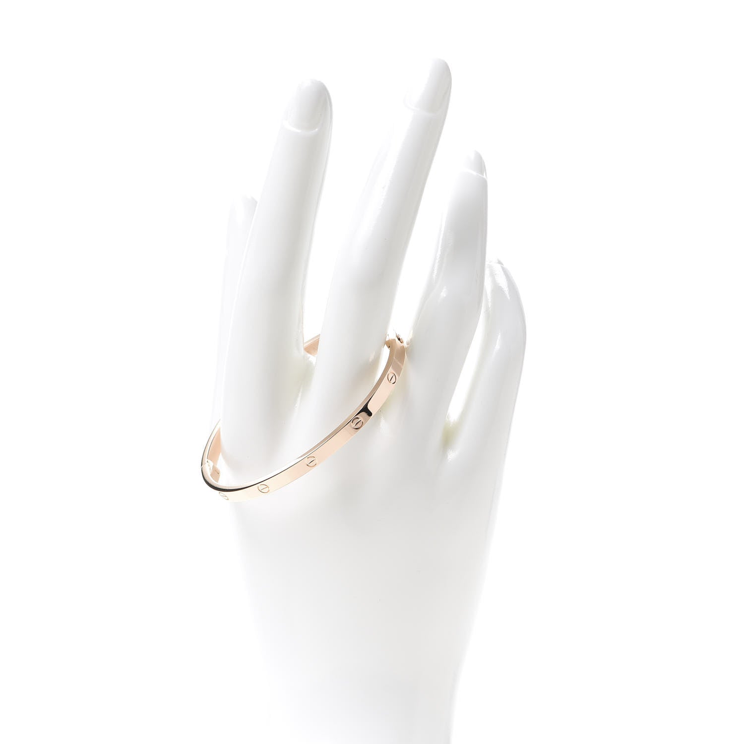 Cartier 18K Pink Gold Small LOVE Bracelet 16 2 of 8