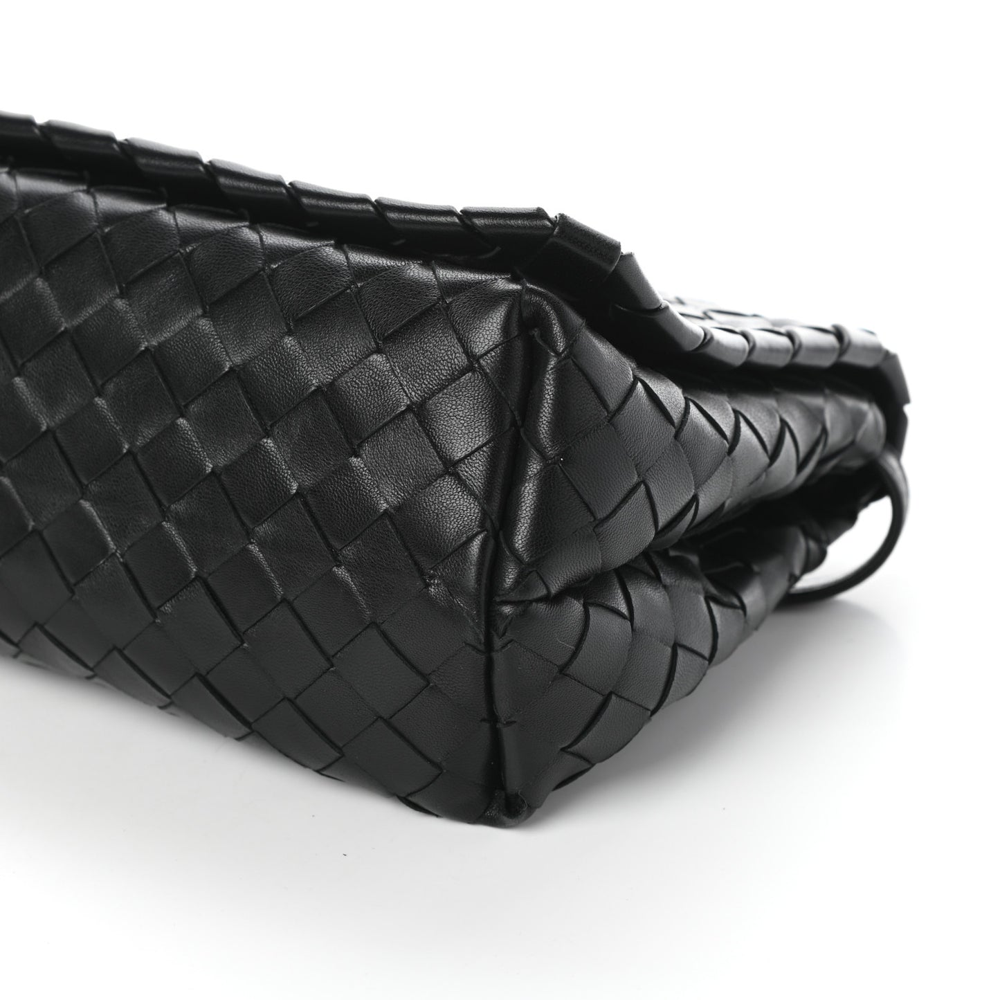 Nappa Intrecciato Crossbody Black
