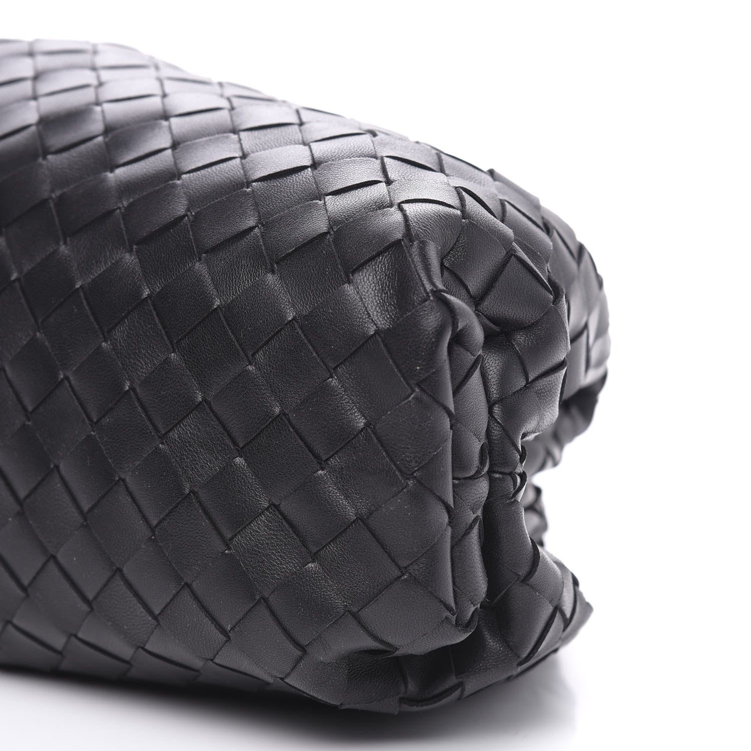 Bottega Veneta Nappa Maxi Intreccio The Pouch Oversized Clutch Black 10 of 10