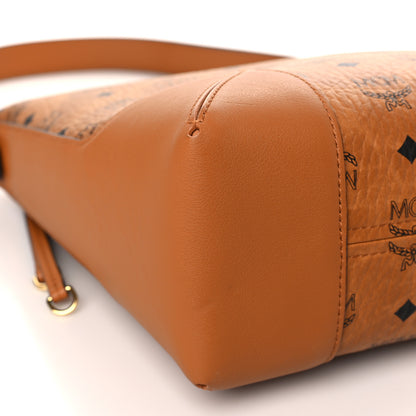 MCM Visetos Medium Klara Hobo Cognac 7 of 8