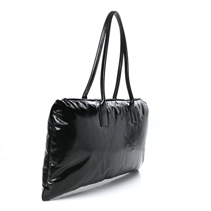 Bottega Veneta Patent Large Pillow Tote Black 3 of 7