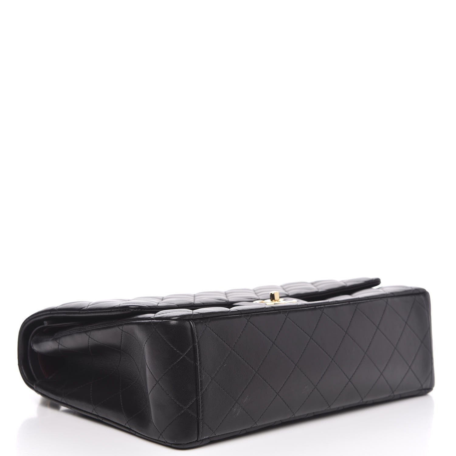 Chanel Lambskin Quilted Maxi Double Flap Black 4 of 16