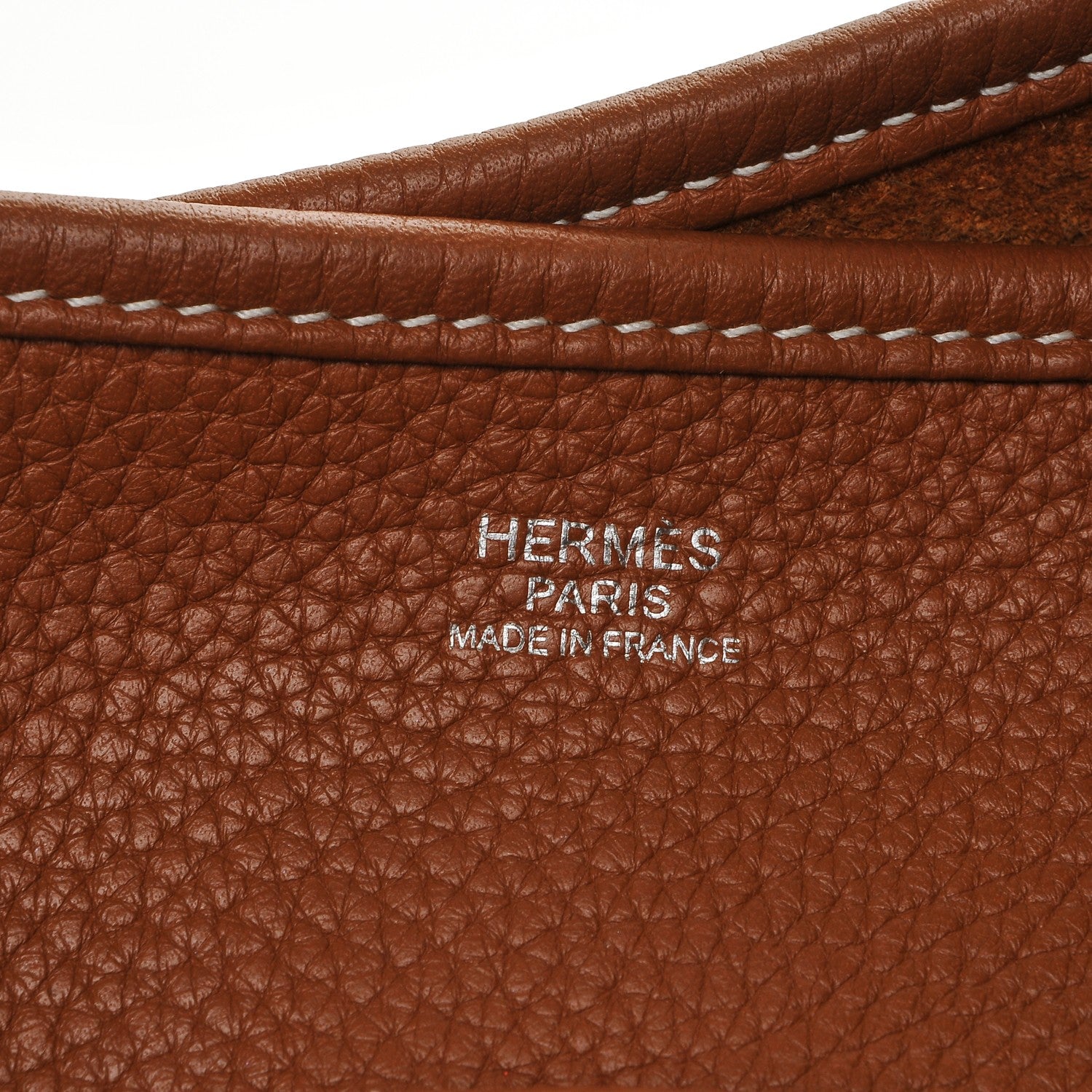 Hermes Taurillon Clemence Evelyne III GM Gold 7 of 8
