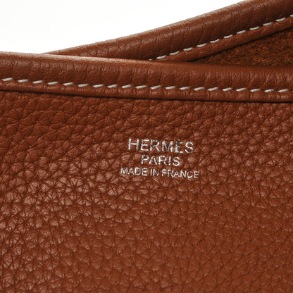 Hermes Taurillon Clemence Evelyne III GM Gold 7 of 8