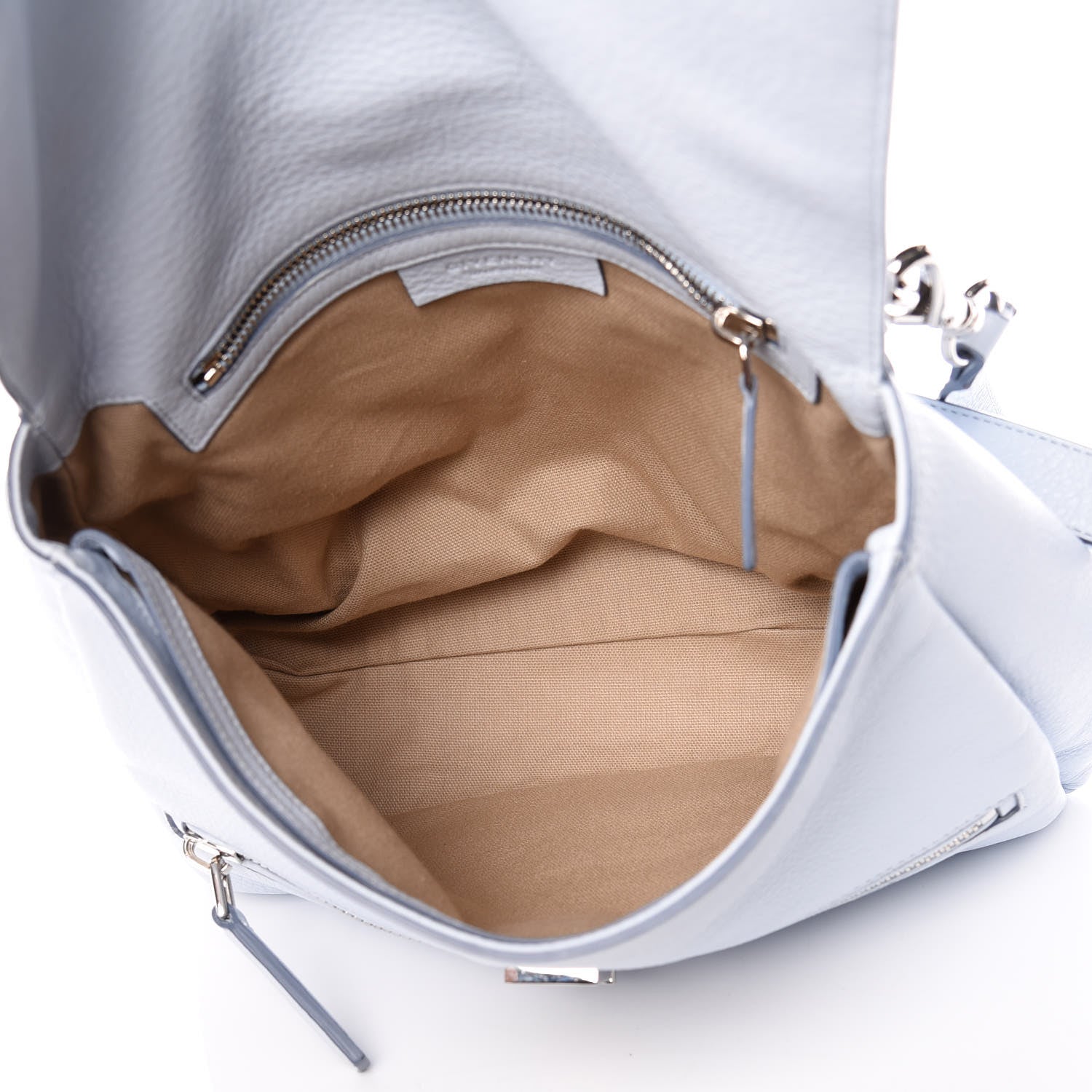 Givenchy Calfskin Small Pandora Pure Flap Bag Light Blue 6 of 15