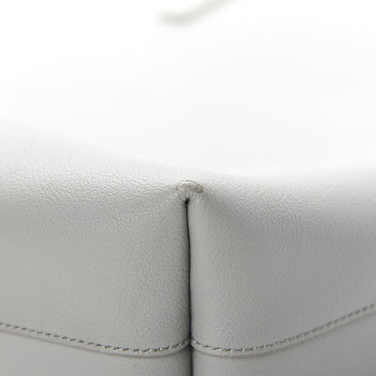 Saint Laurent Calfskin Medium Shopping Tote Light Gray 14 of 16