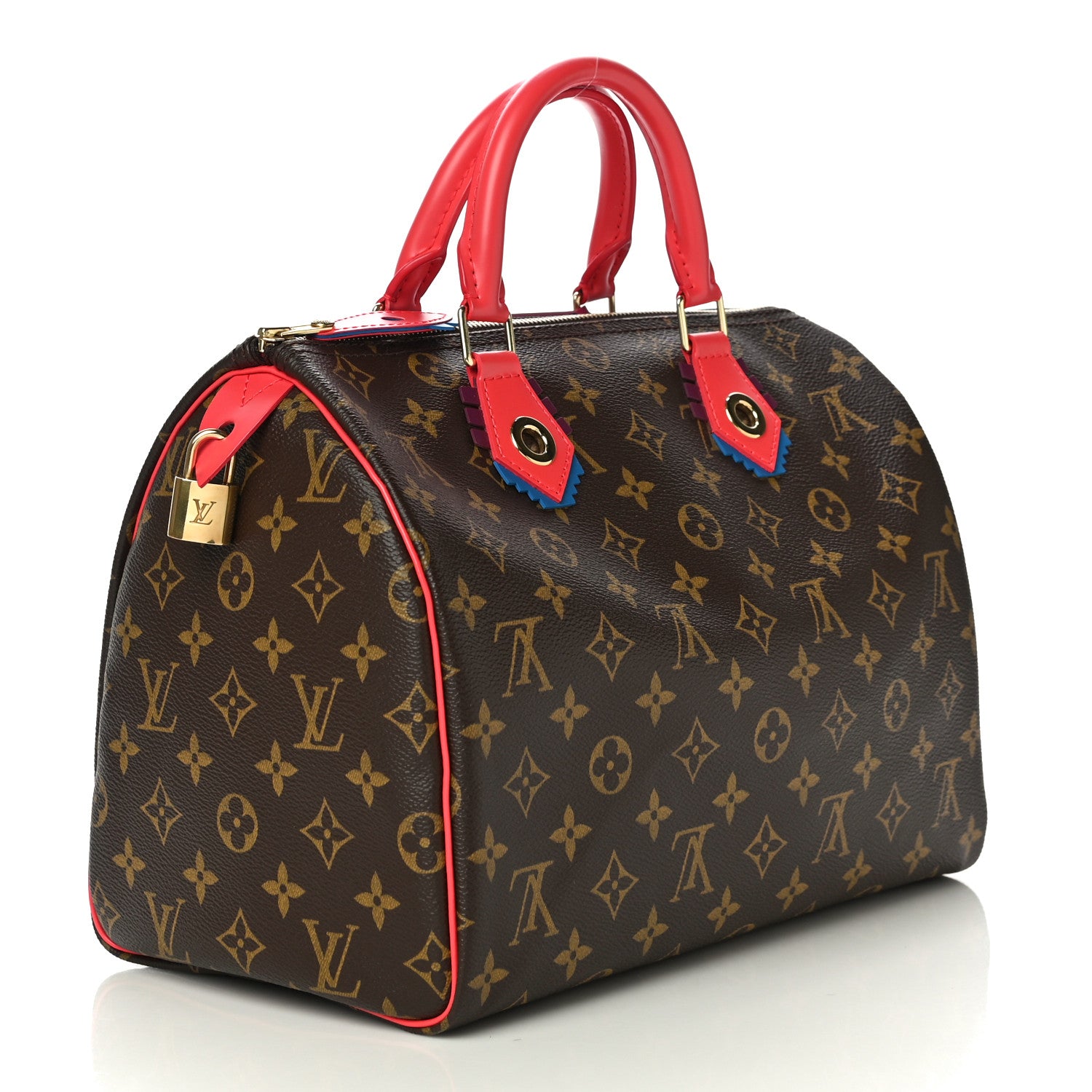 Louis Vuitton Monogram Totem Speedy 30 Flamingo 3 of 9
